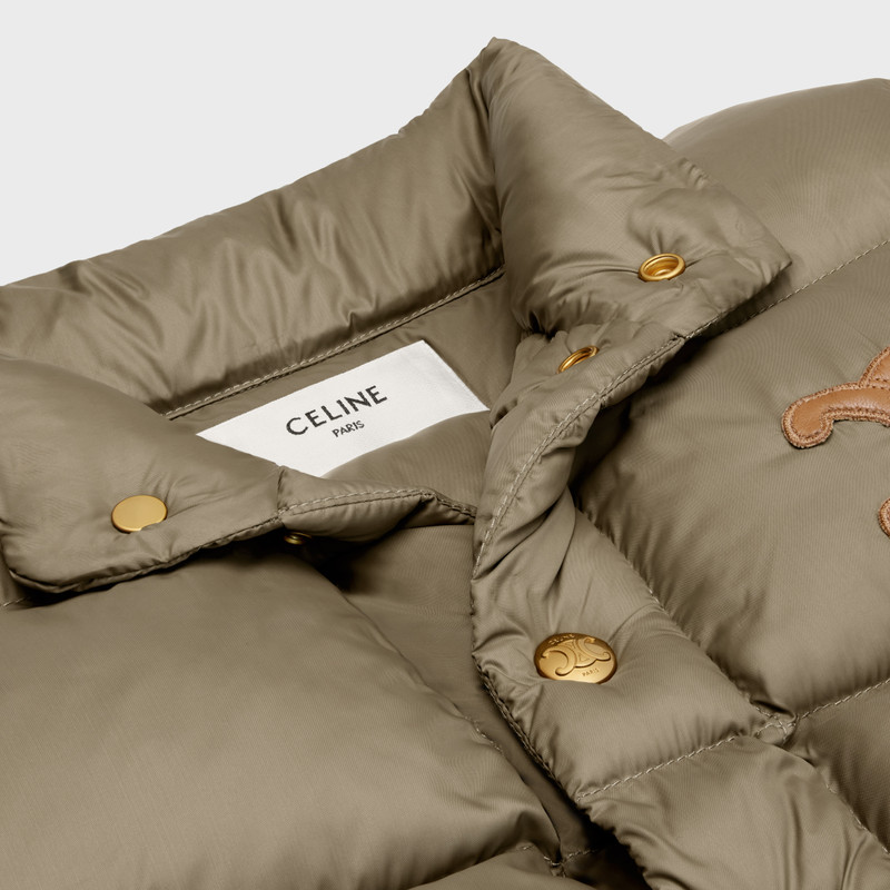 quilted vest in lightweight nylon 4