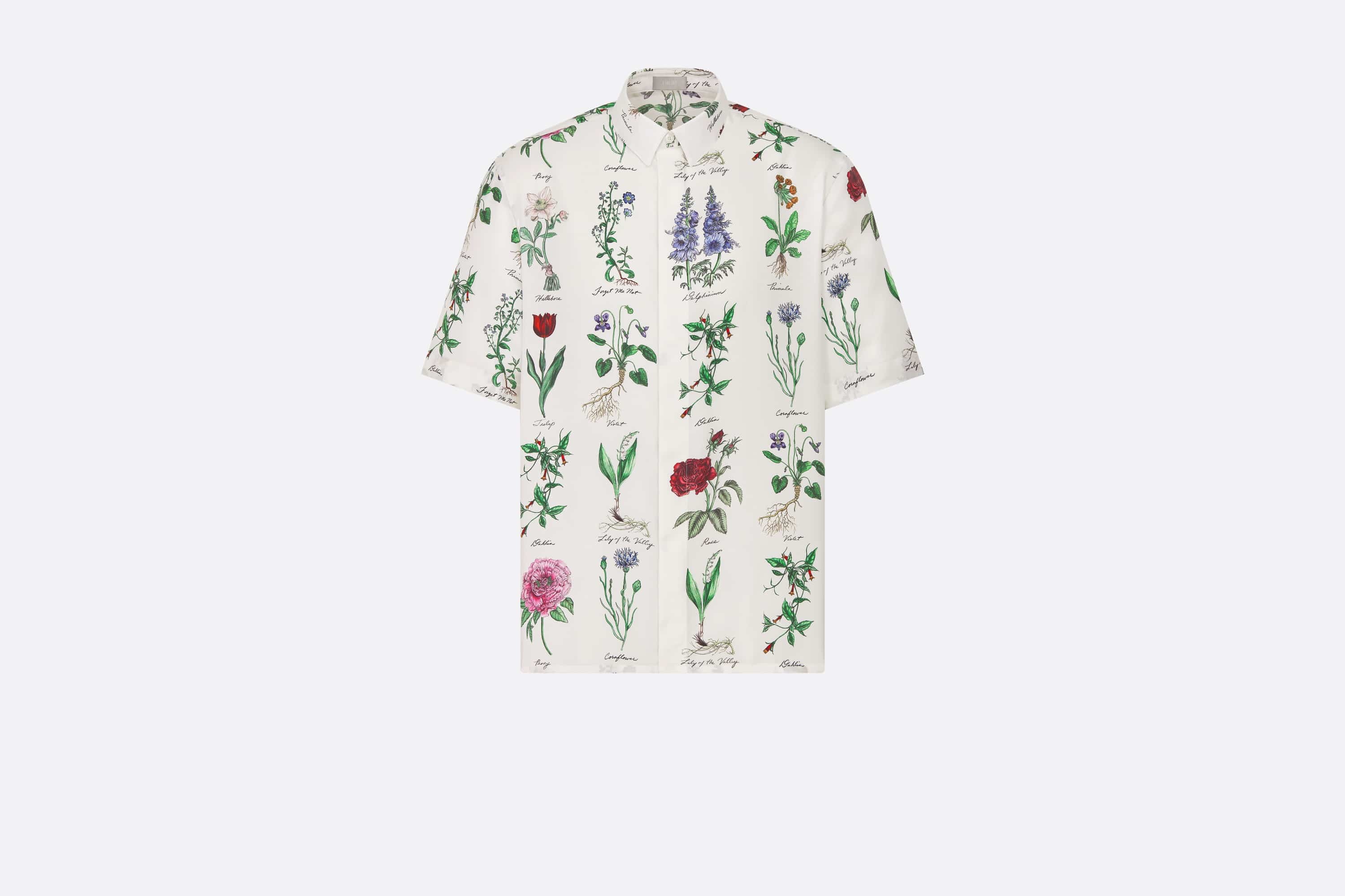 Herbarium Illustration Short-Sleeved Shirt - 1