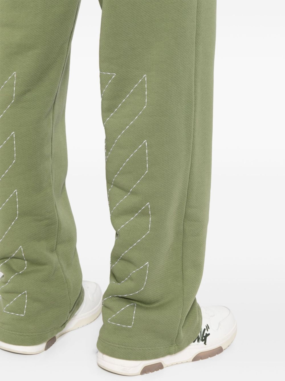 logo-embroidered track pants - 5