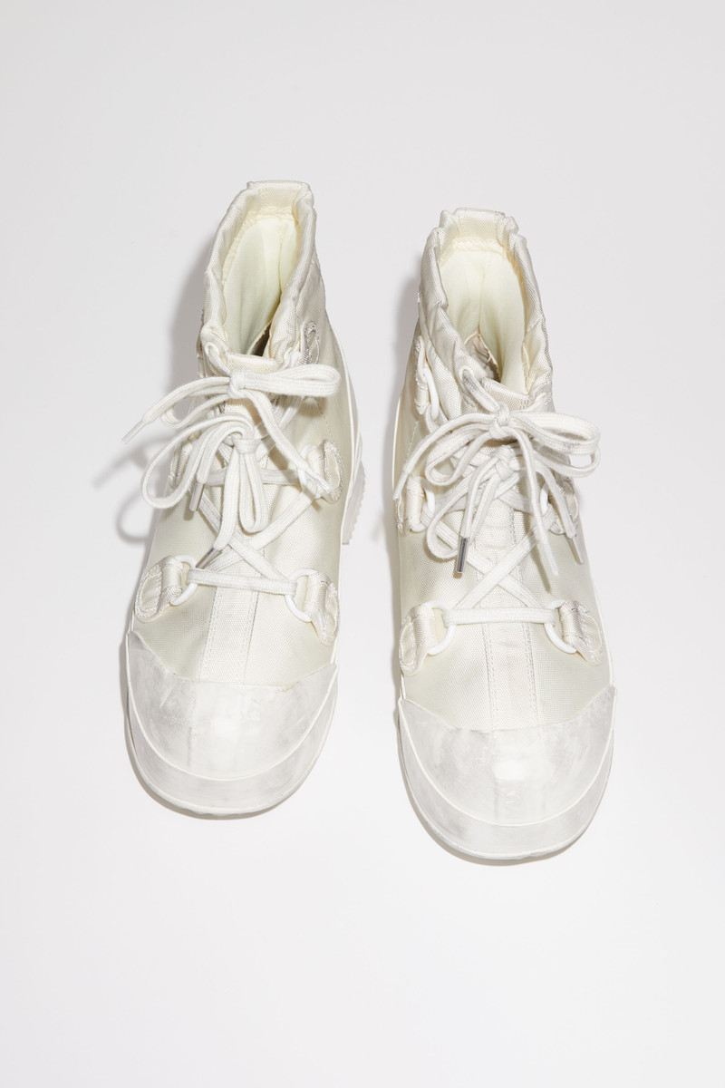 Logo ankle boots - White 2