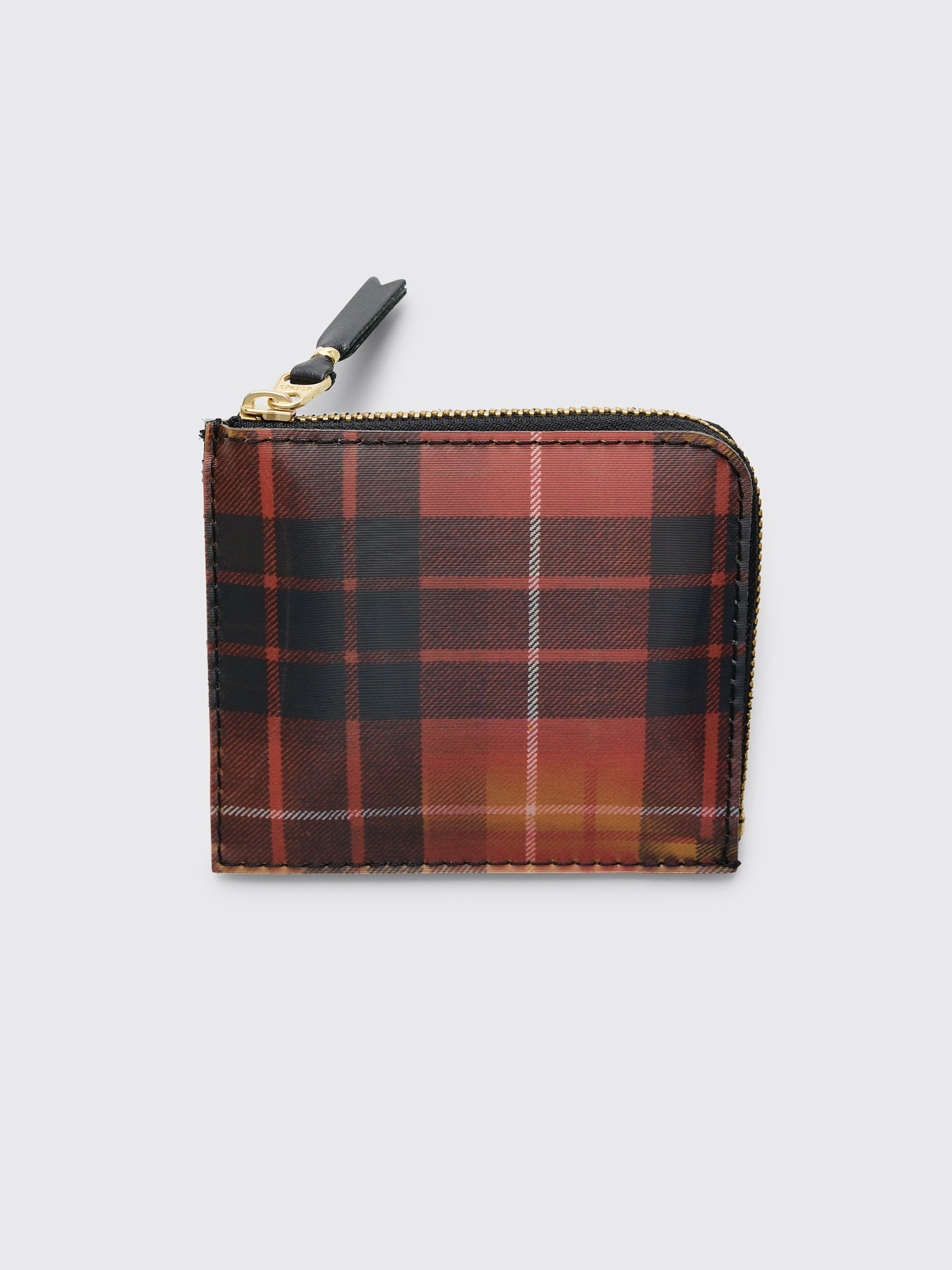 COMME DES GARÇONS WALLET SA3100 LENTICULAR TARTAN RED / YELLOW - 3