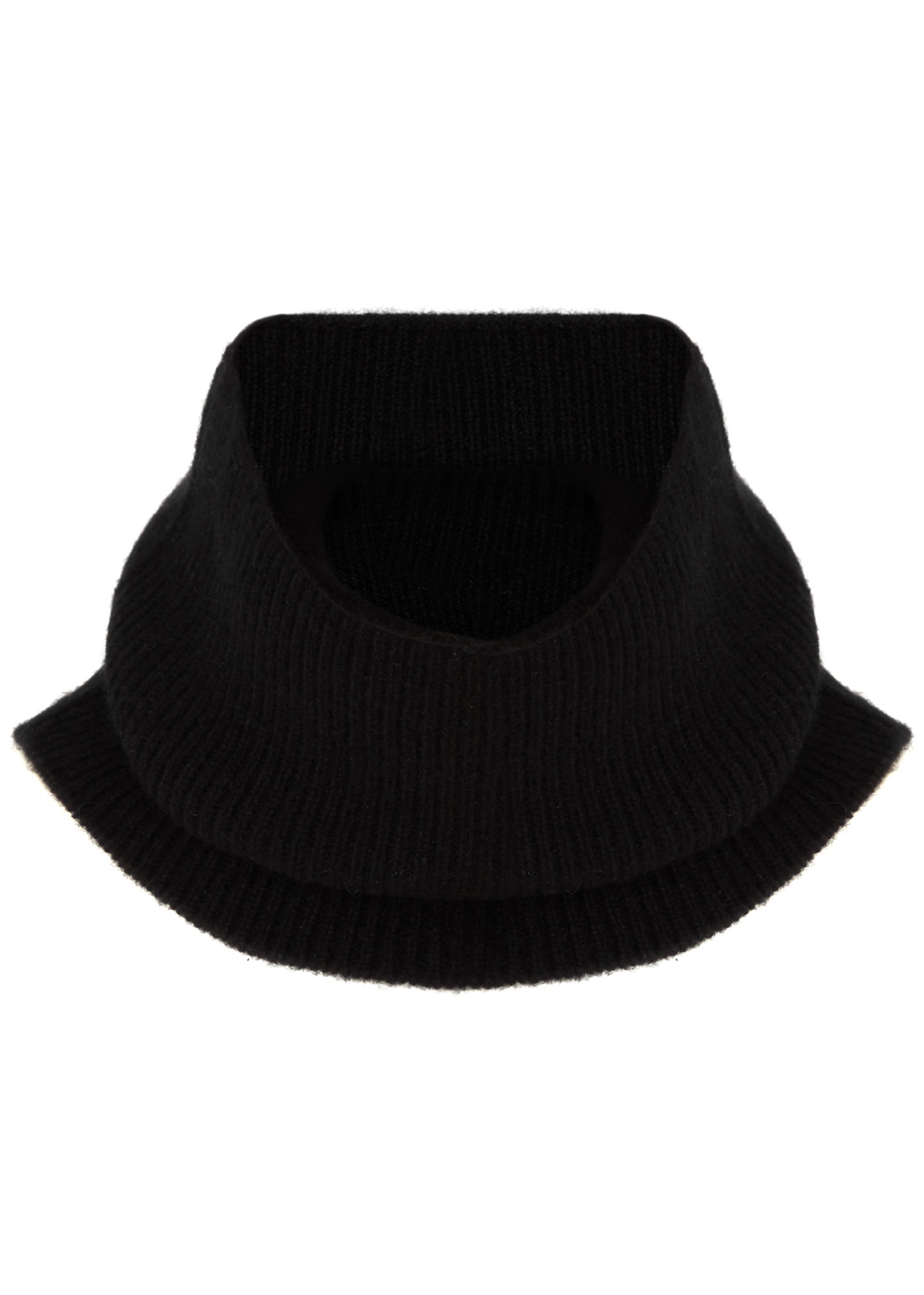 Ribbed cashmere snood - 1