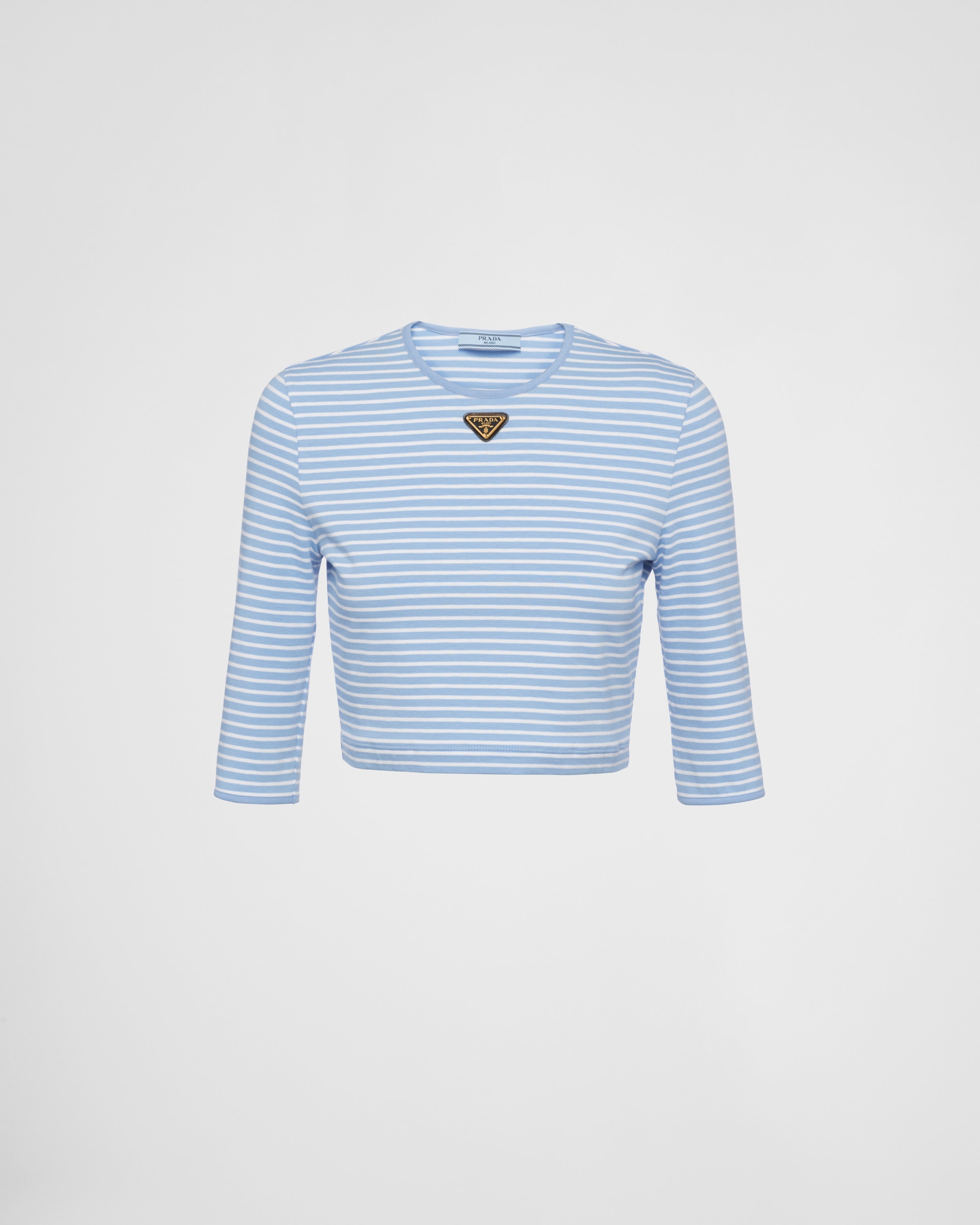 Striped jersey top - 1