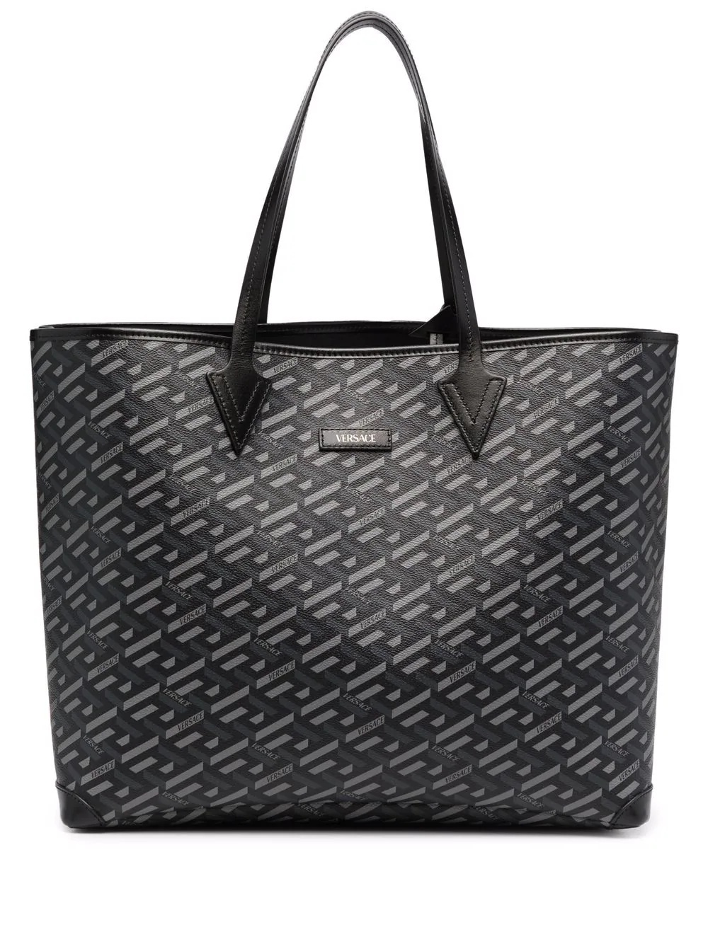 logo print shopper tote - 1