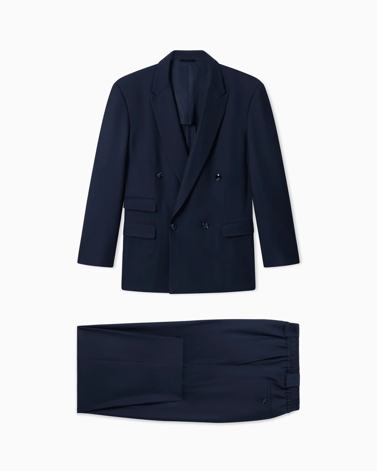 SUIT OVERSIZED FIT IN FLUID VIRGIN WOOL - 1