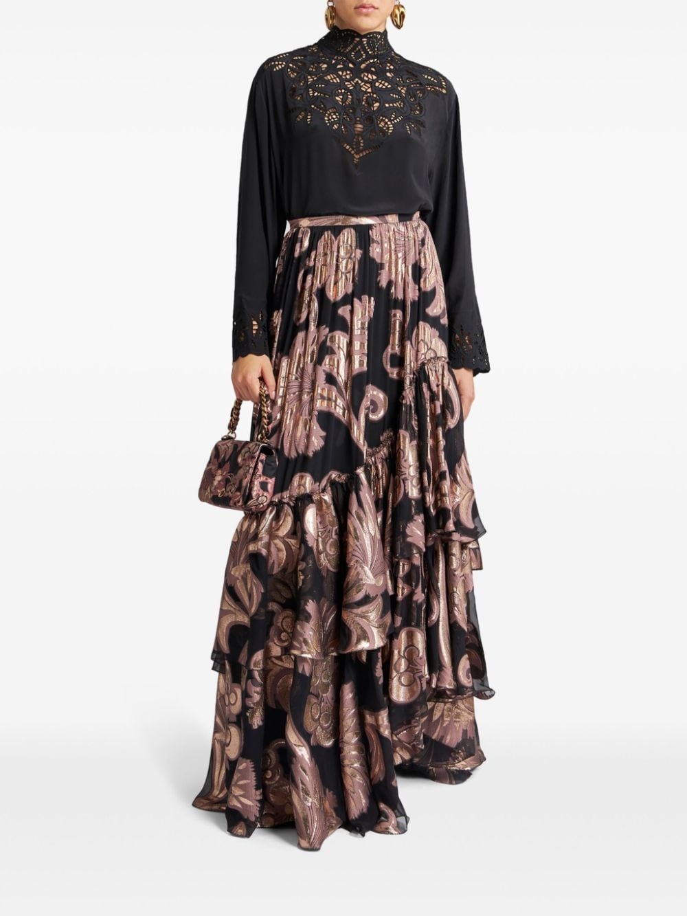 crepe de chine blouse - 2