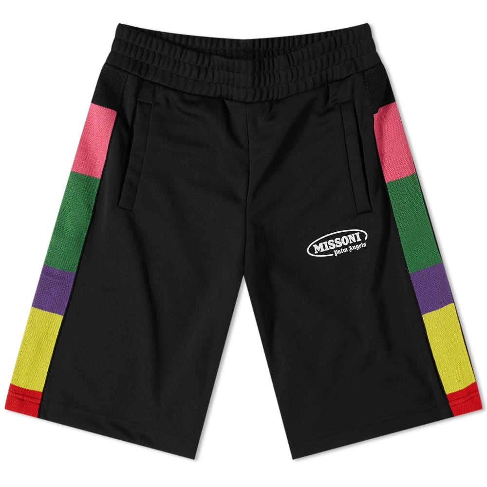 Palm Angels x Missoni Side Stripe Track Shorts - 1