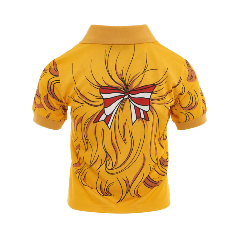 pushBUTTON Yellow Crying Girl Pique Shirt outlook