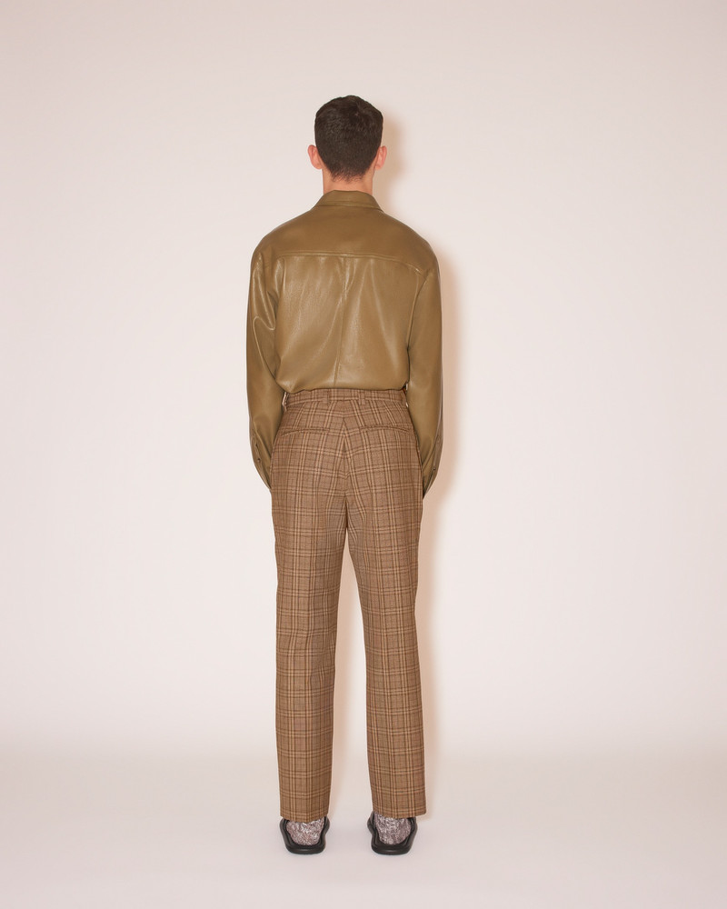 RIAN - Summer suiting straight-leg pants - Camel 4