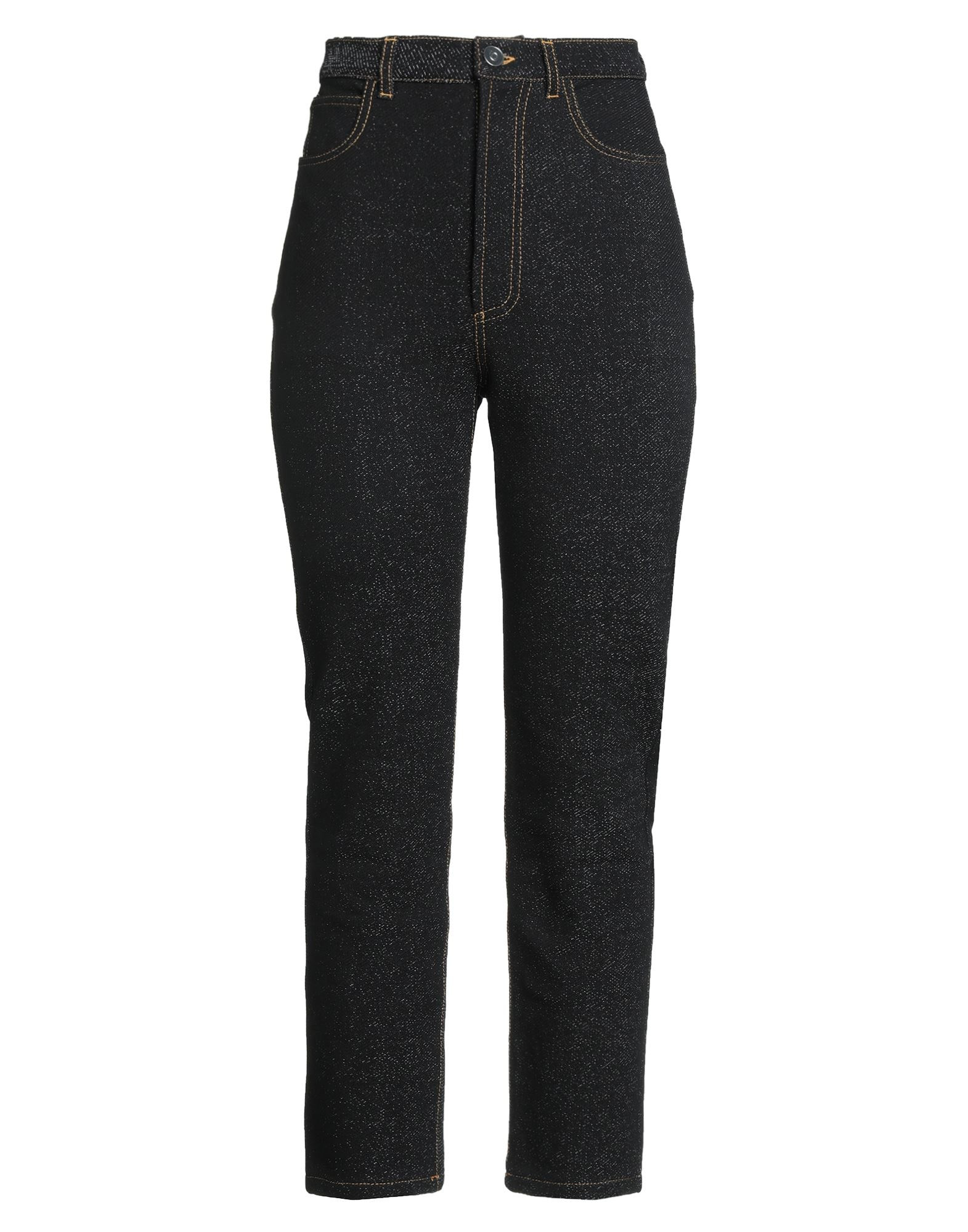 Black Women's Denim Pants - 1