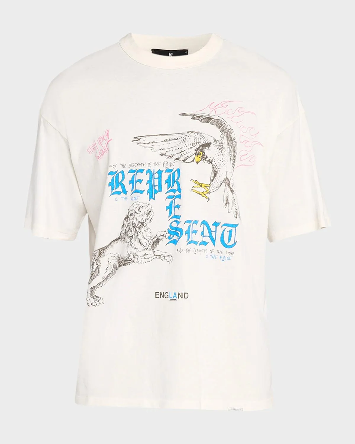 Men's Enemy Cotton and Hemp Graphic T-Shirt - 1