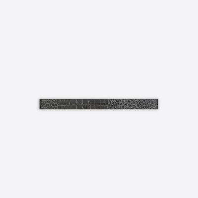 BALENCIAGA Men's Bb Large Belt in Grey outlook