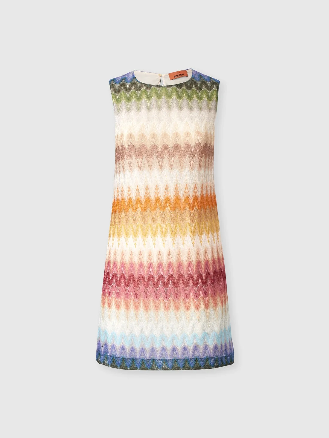 Sleeveless dégradé viscose mini dress - 1
