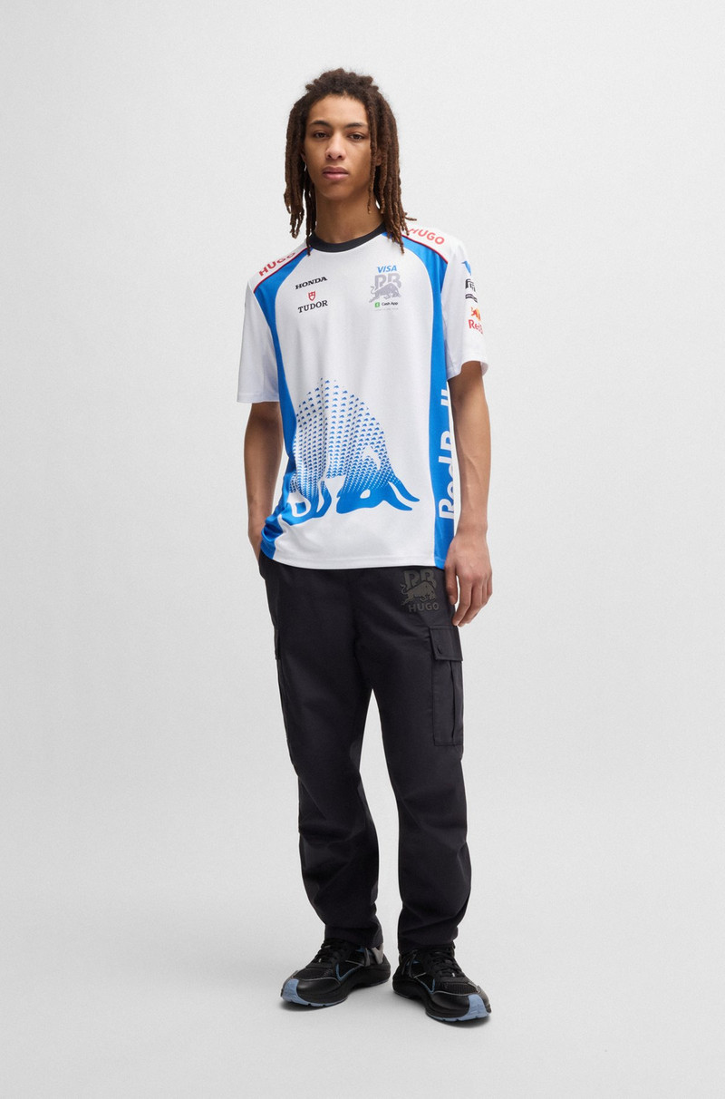 HUGO HUGO X VCARB FANWEAR T-SHIRT WITH DEGRADÉ BULL MOTIF outlook