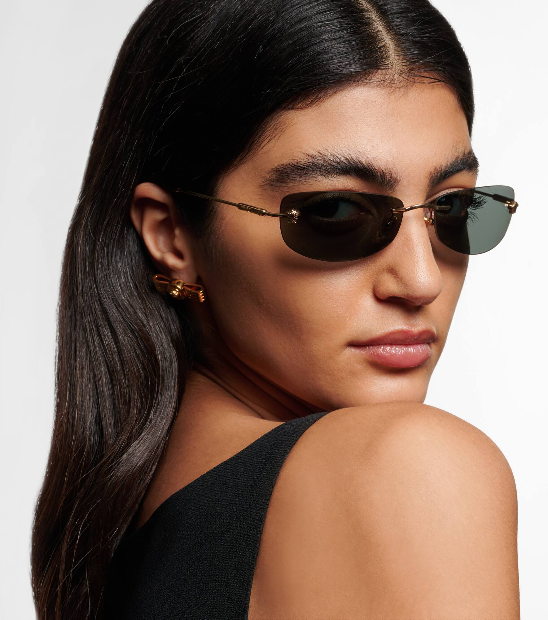 Damier Plaque rectangular sunglasses - 3