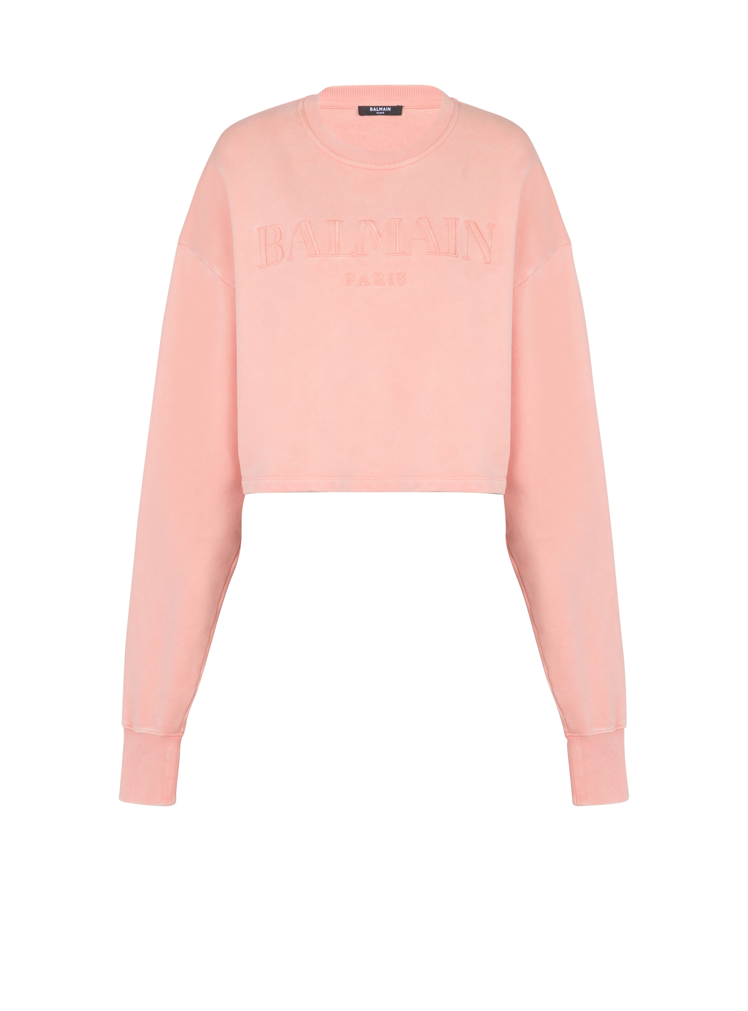 Sweatshirt with Vintage Balmain embroidery - 1