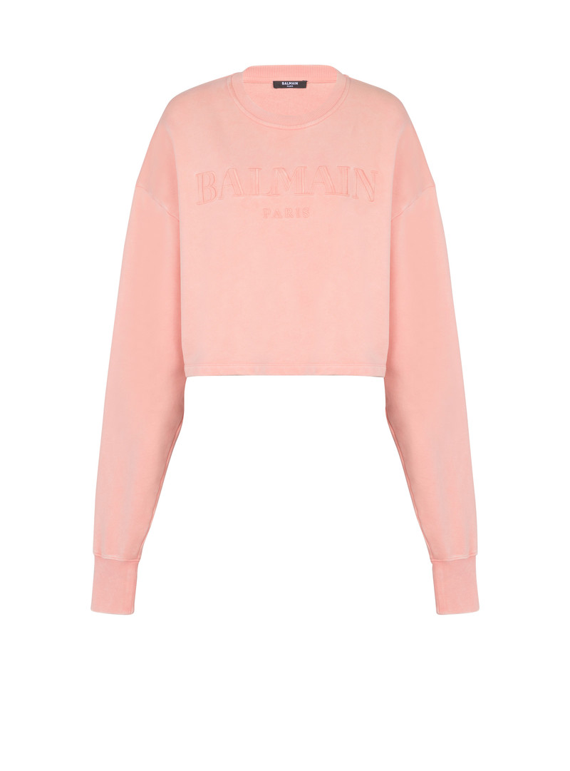Sweatshirt with Vintage Balmain embroidery - 1