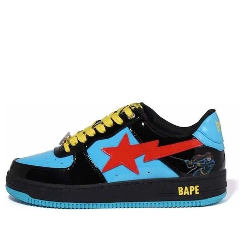 A BATHING APE x Marvel Comics Bape Sta Low 'Black Blue' 0ZXSHM191907J-BKK - 1
