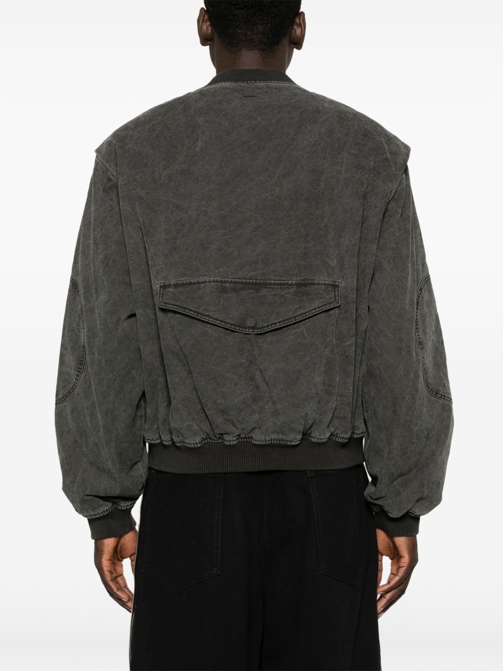 Inset sleeve bomber jacket - 4