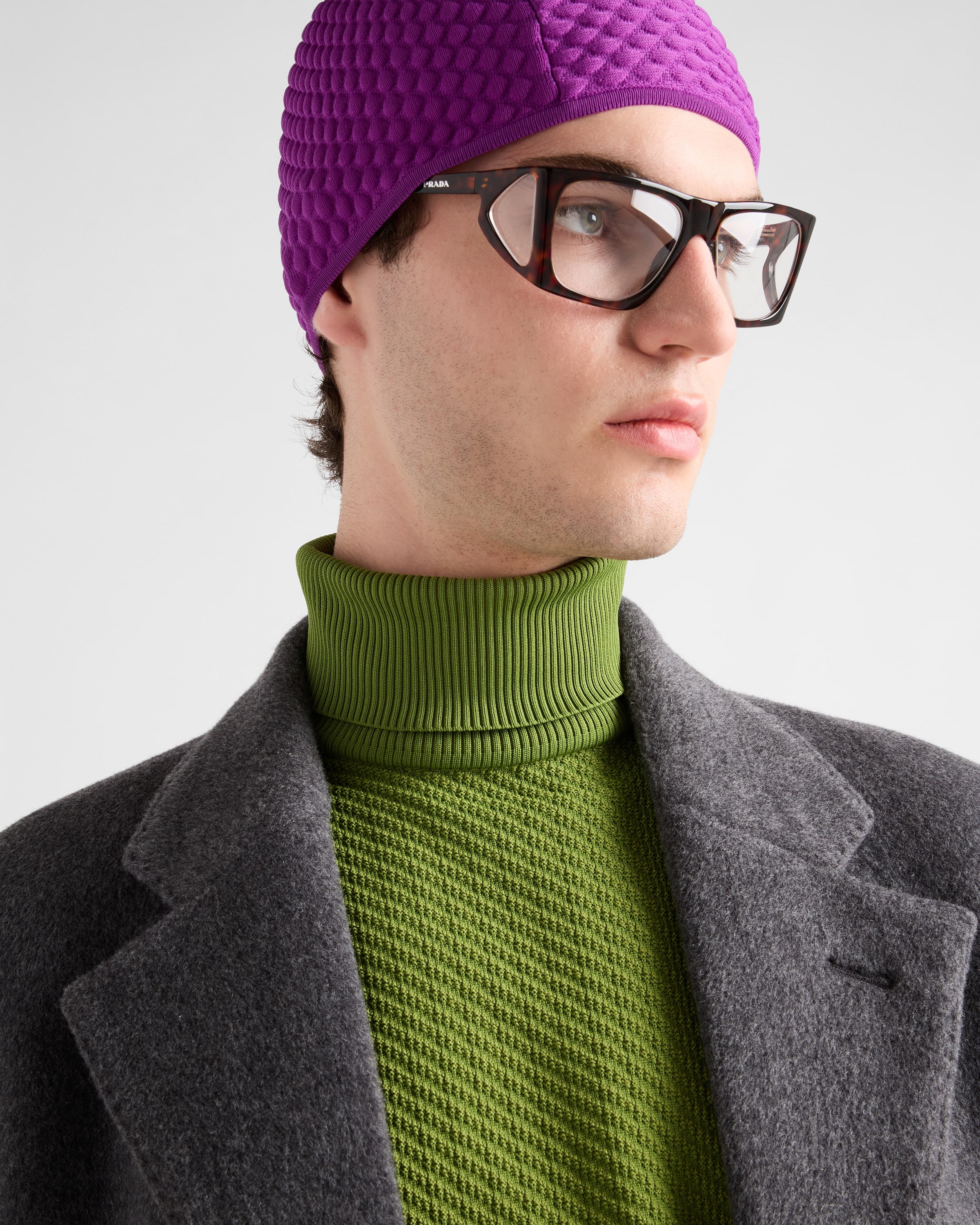 Re-Nylon turtleneck sweater - 3