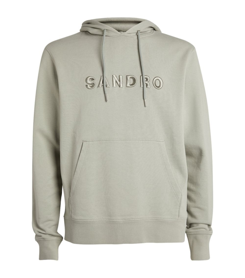 Logo Embroidered Hoodie - 1