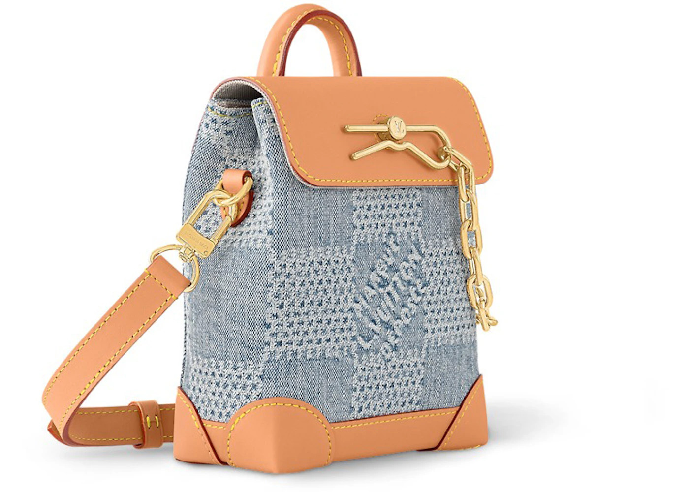 Louis Vuitton Nano Steamer Damier Denim 3D Blue Denim - 2