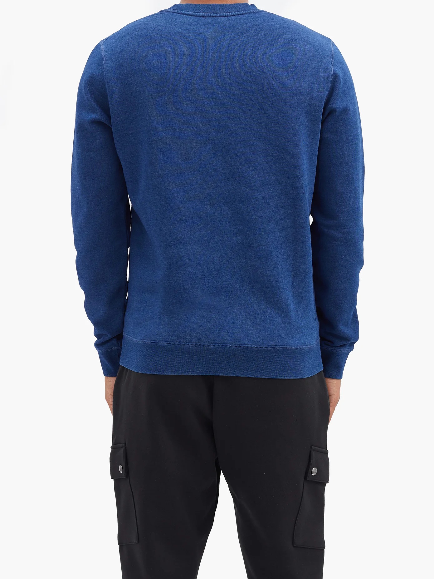 Crew-neck cotton-jersey sweatshirt - 5