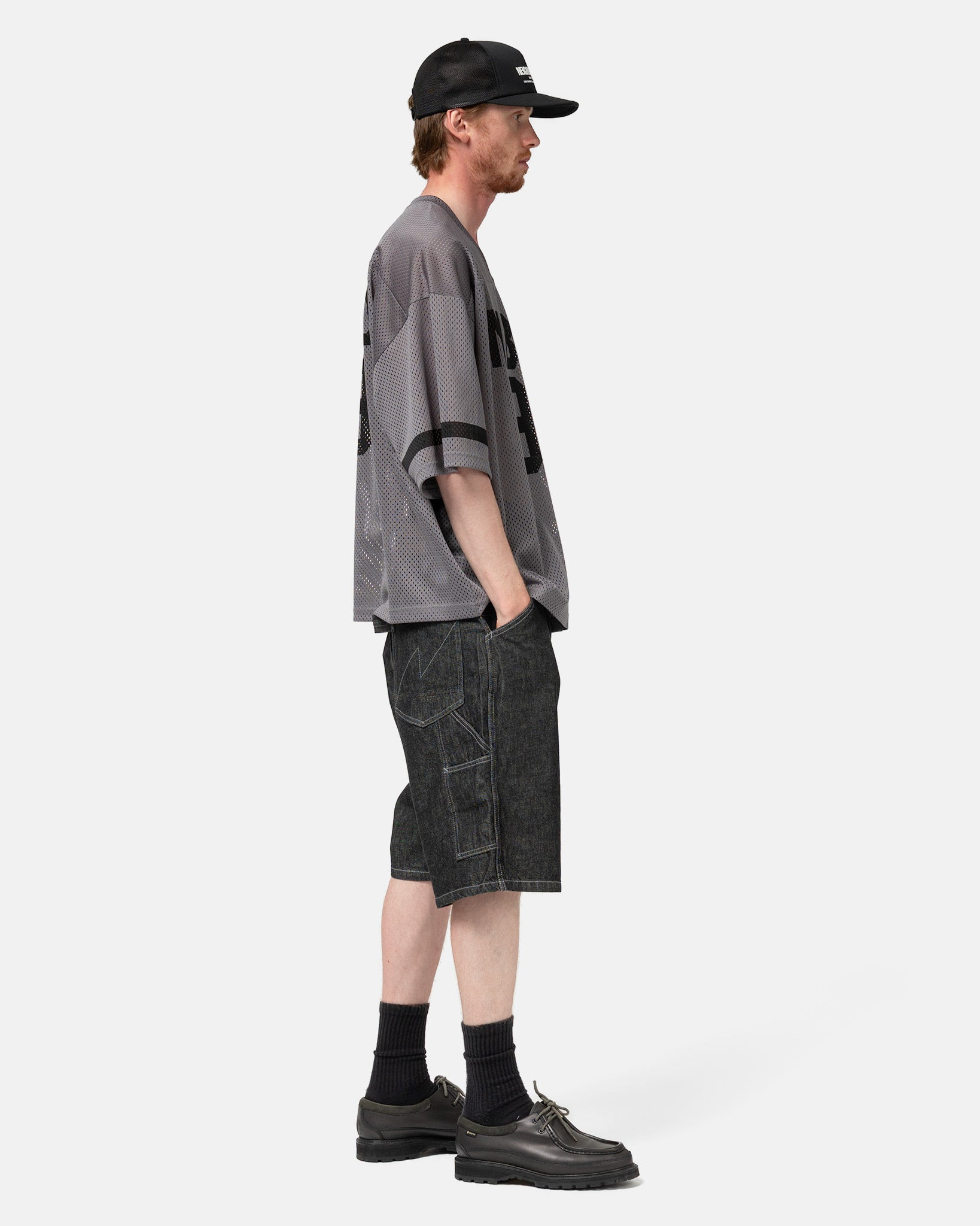 Denim Painter Short Pants Black - 3