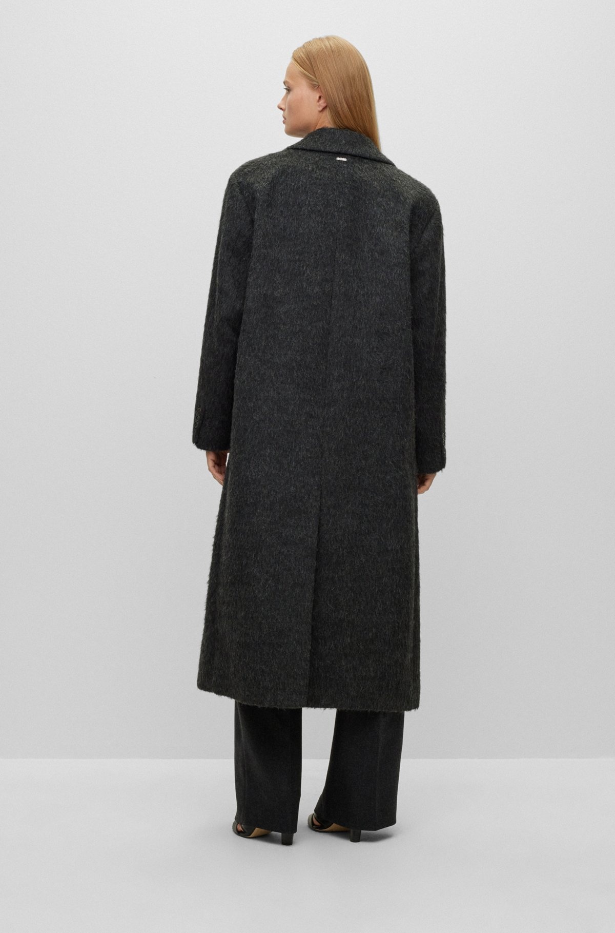 DOUBLE-BREASTED COAT IN COTTON - 4