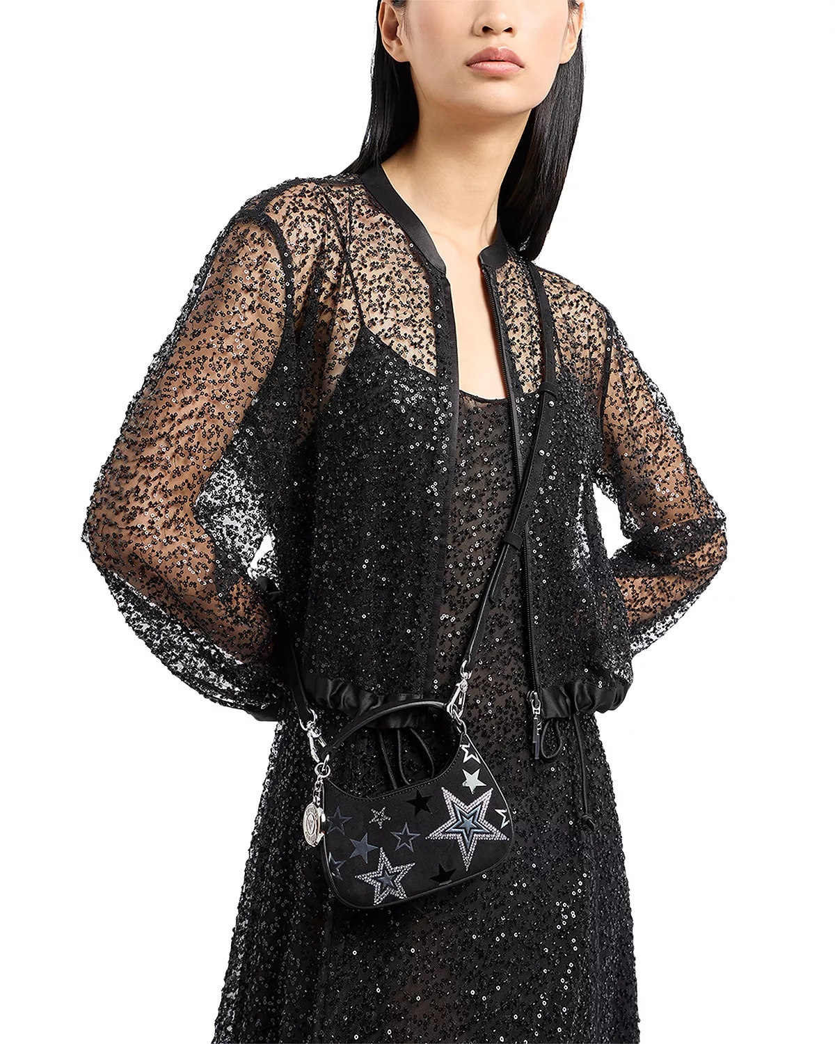 Sheer Sequin Jacket - 4