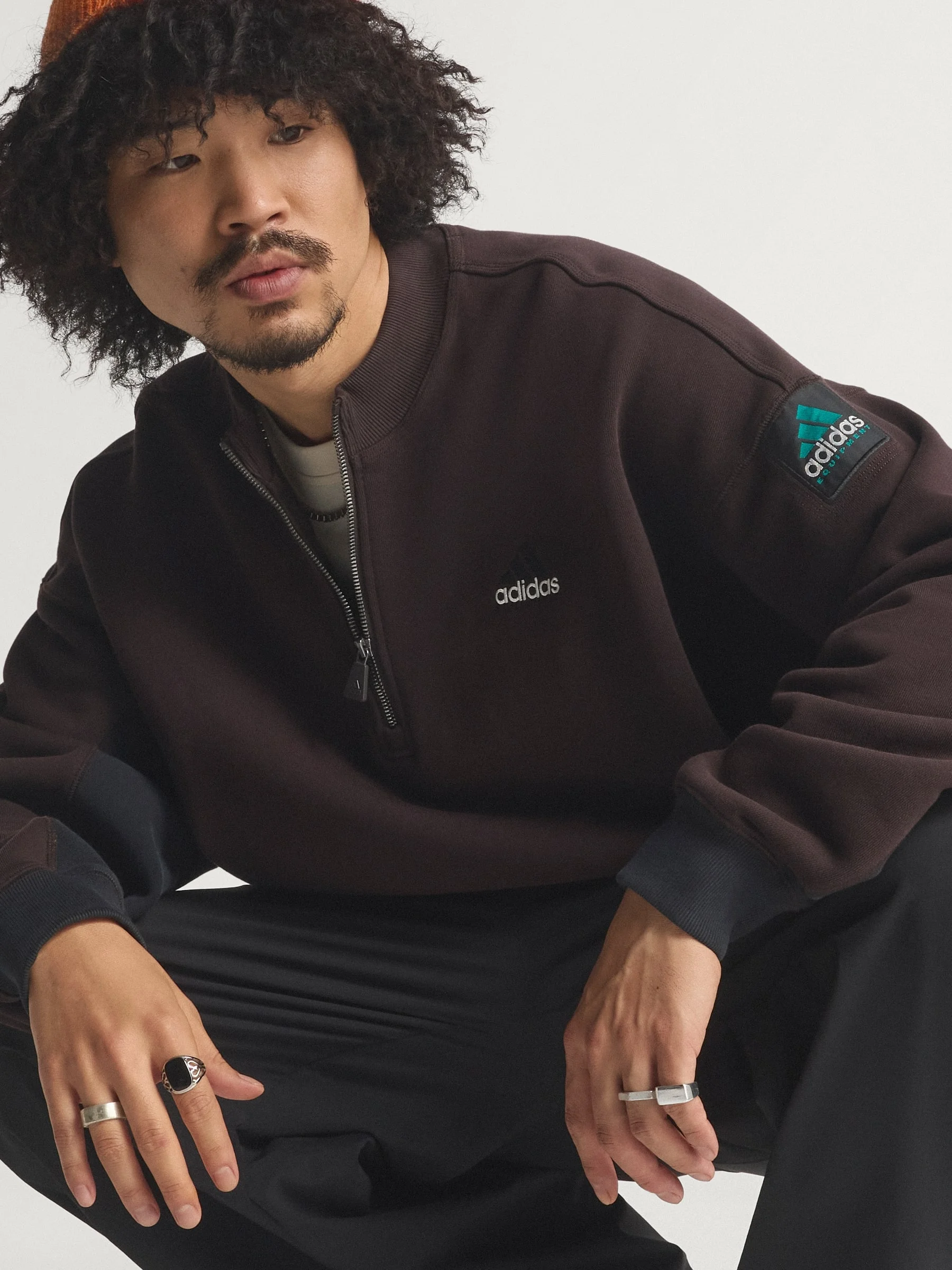 adidas Equipment Blocked Half-Zipper - 1