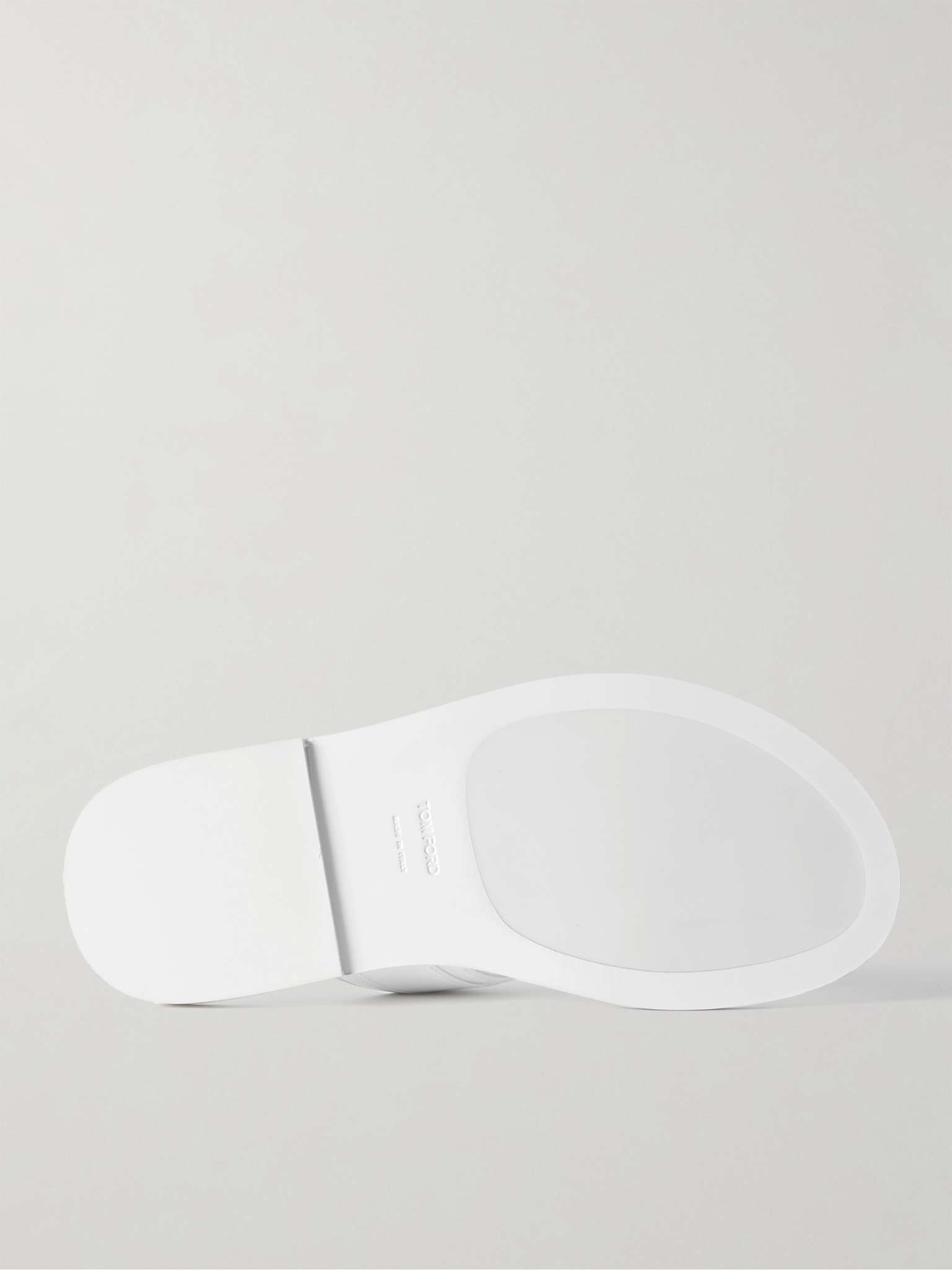 Brighton Logo-Embellished Leather Sandals - 6