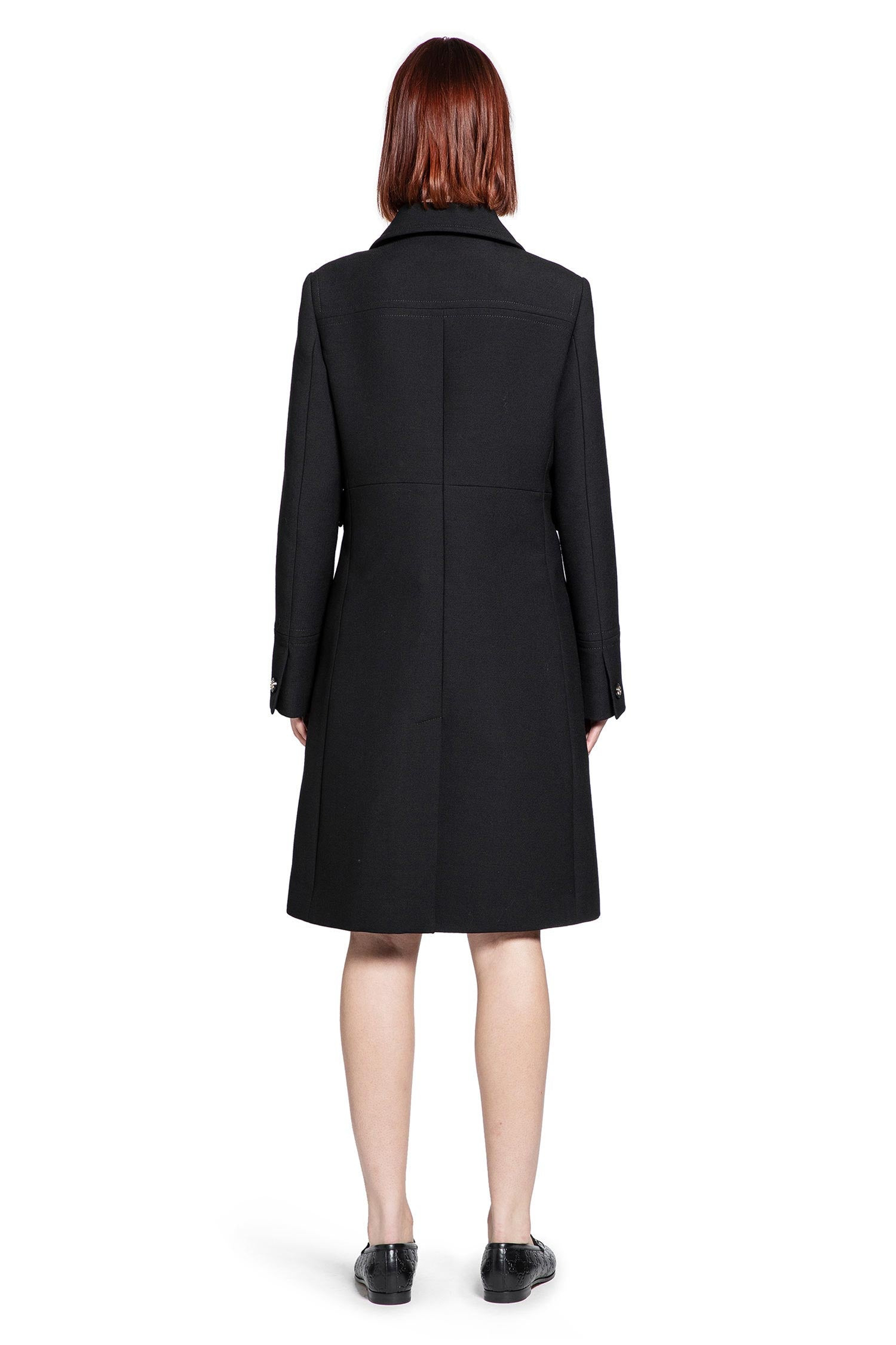Double-breasted Wool Coat - 3