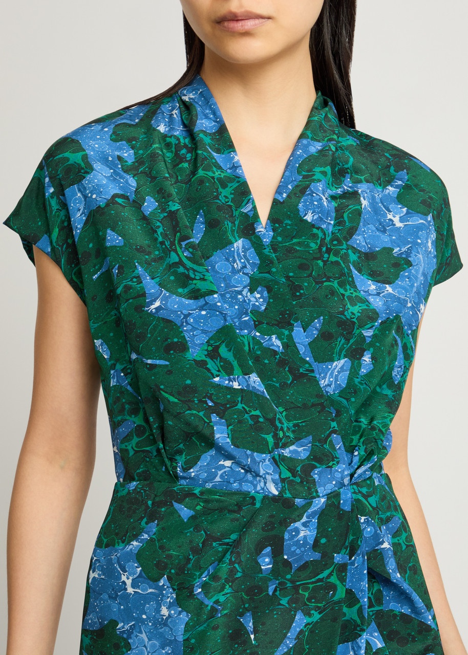 Dries Van Noten Dilian Printed Silk Midi Dress - 5
