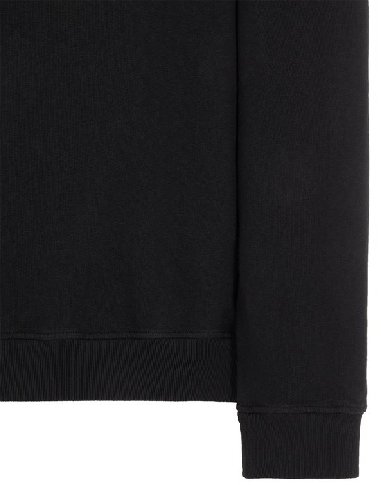 66360 MALFILE' FLEECE_GARMENT DYED 'OLD' EFFECT BLACK - 4