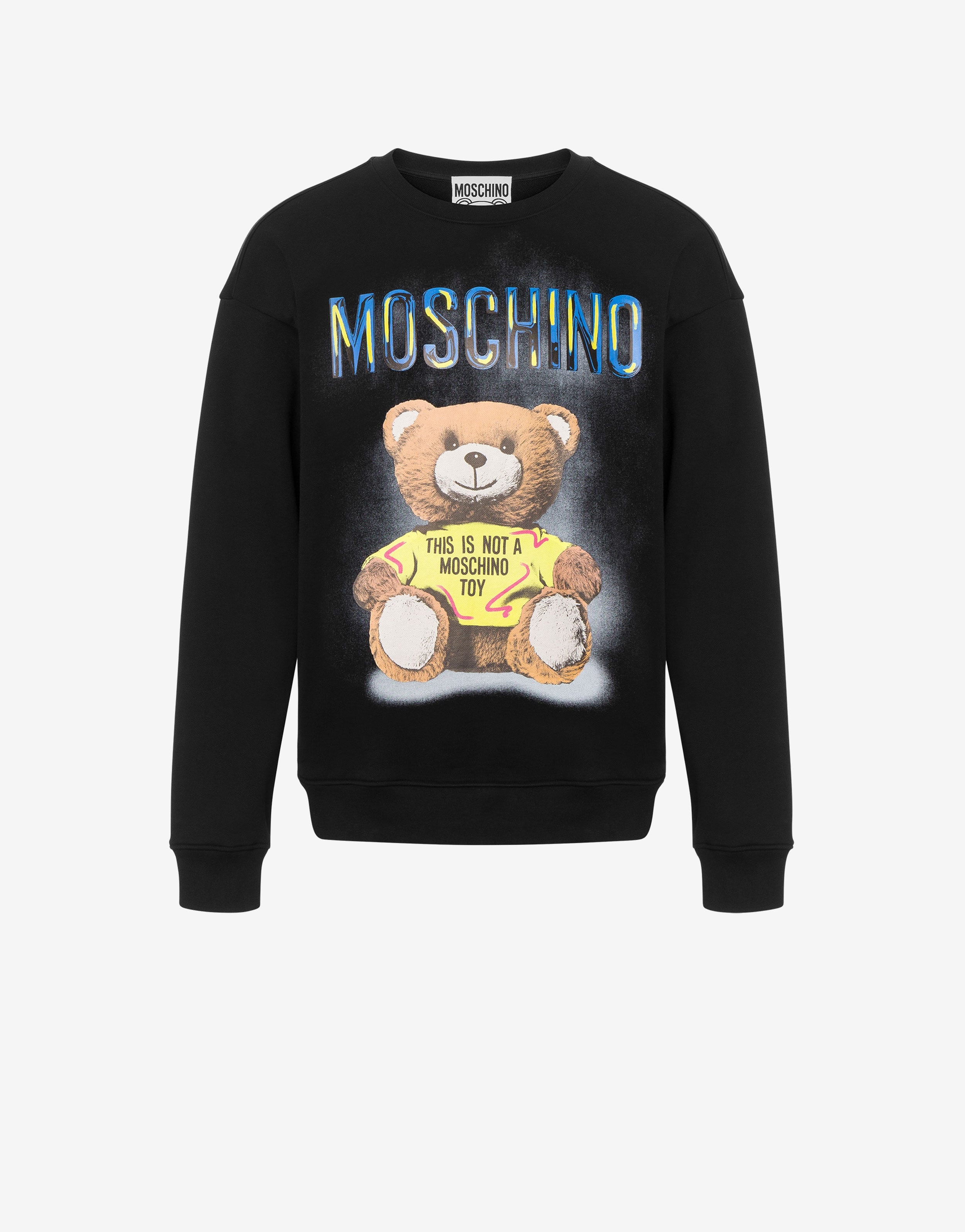 MOSCHINO TEDDY BEAR ORGANIC COTTON SWEATSHIRT - 1