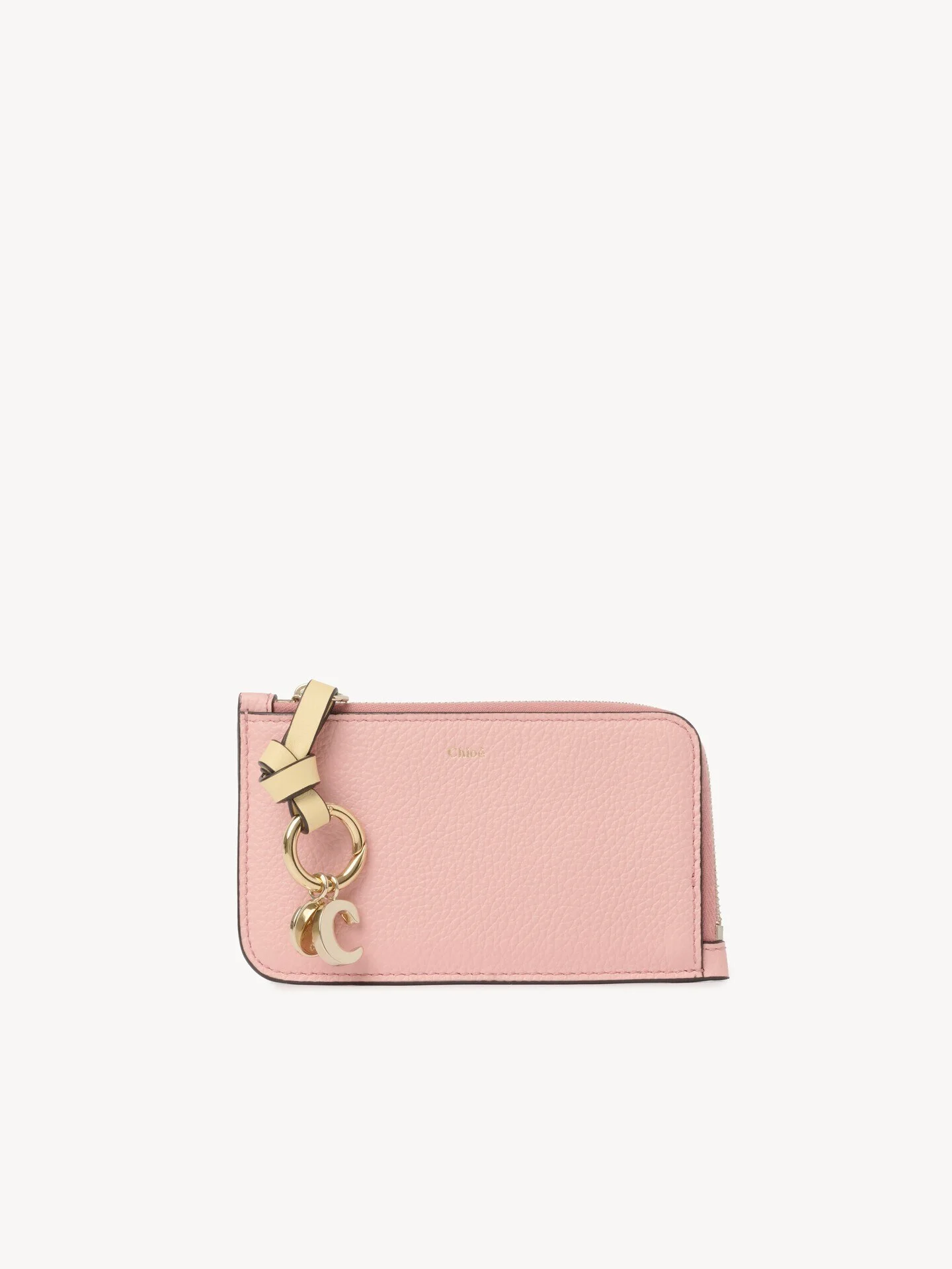 ALPHABET WALLET IN GRAINED LEATHER - 1