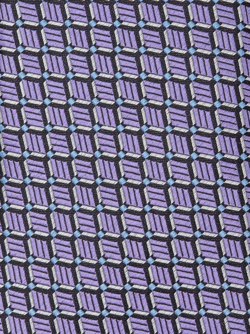 ZEGNA VIOLET JACQUARD SILK TIE outlook