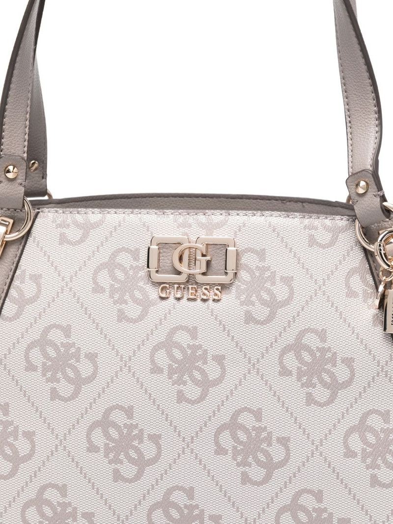 Karnilla monogram-pattern leather tote bag 3