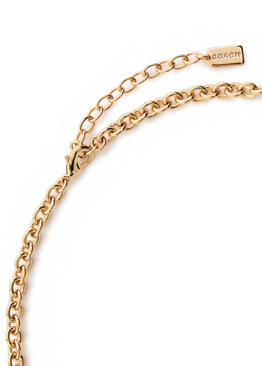 Coach Logo Beaded Necklace - 3