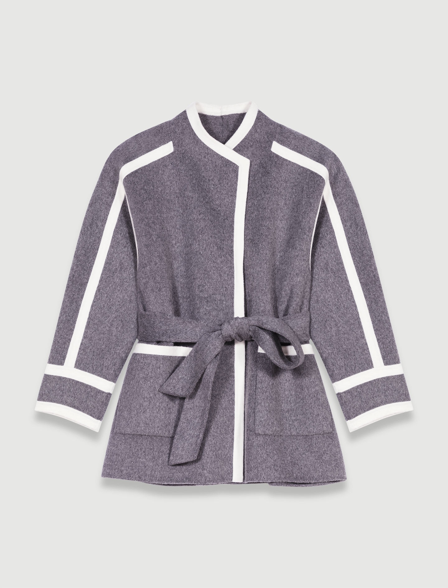 Short two-tone coat - 1