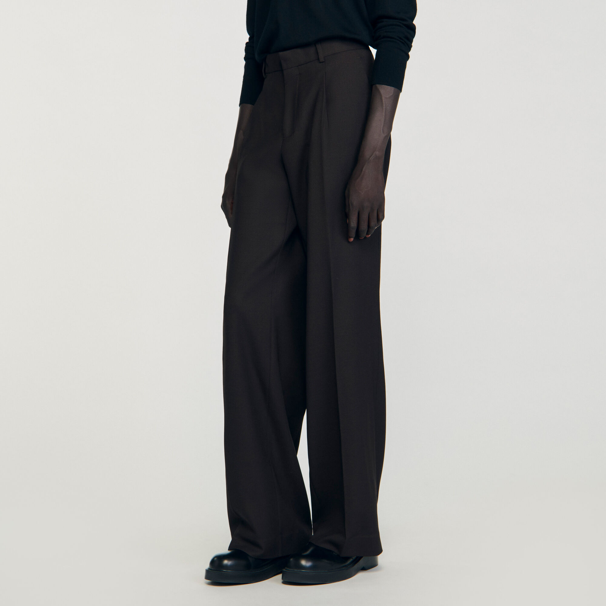 WOOL SUIT TROUSERS - 4