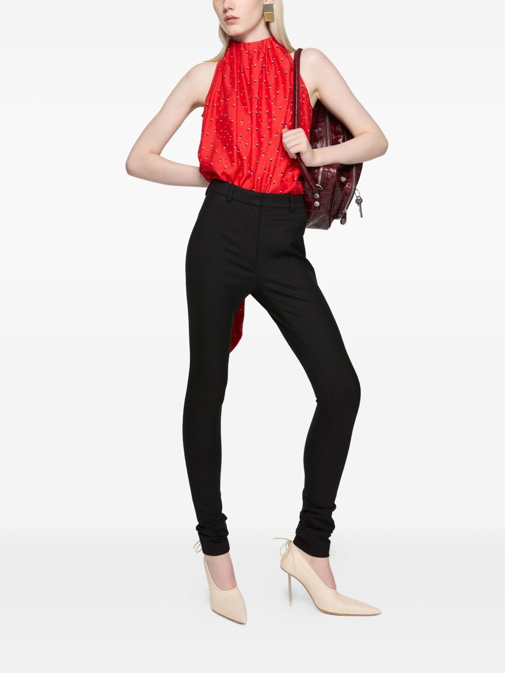 bow-detail asymmetric top - 2