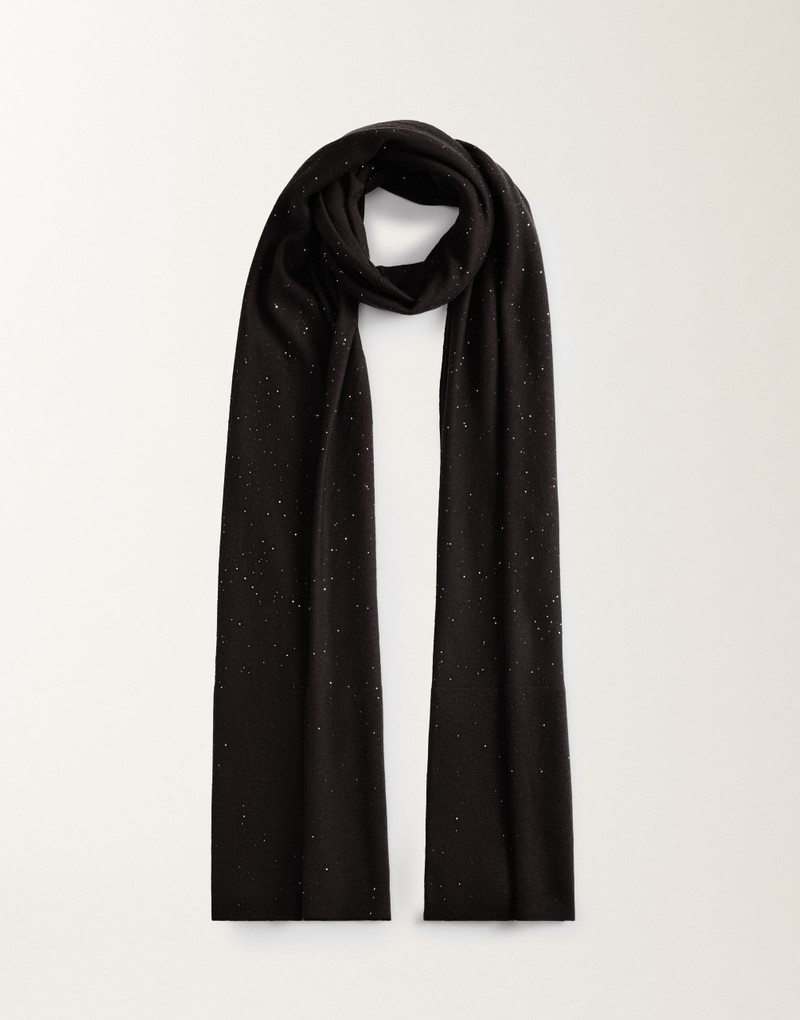 Wool scarf with sequins 1