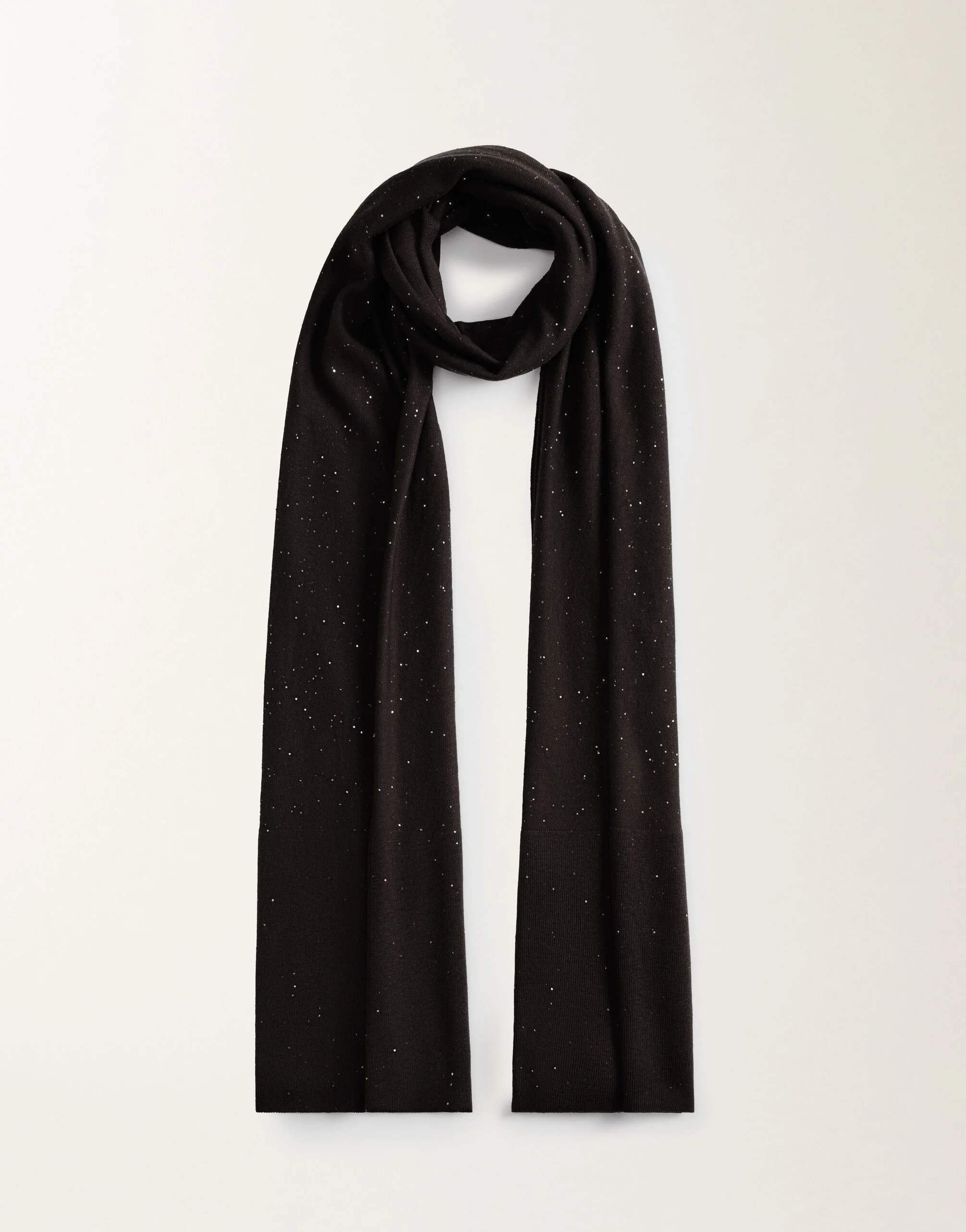 Wool scarf with sequins - 1