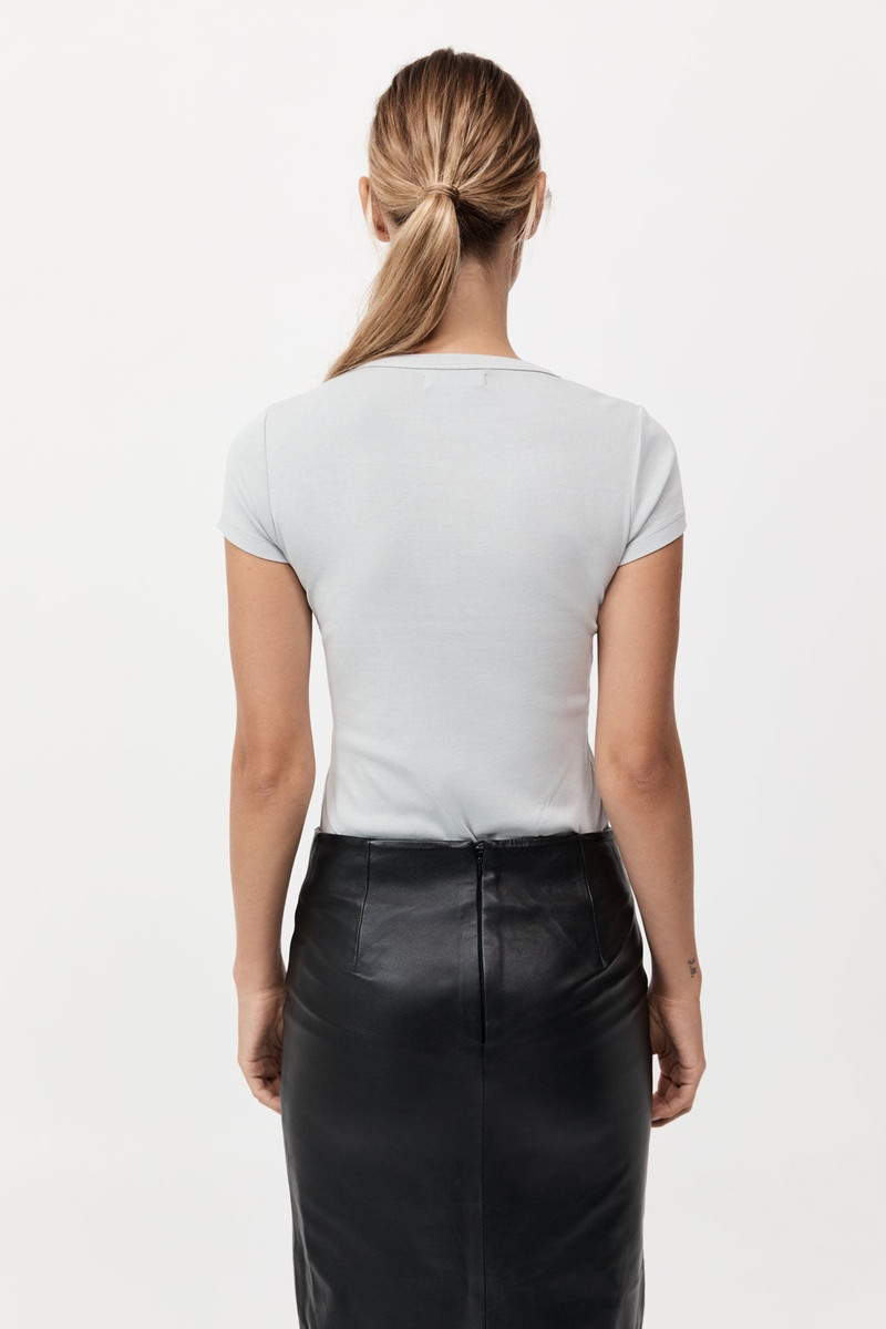 Organic Cotton Baby Tee - Silver 4