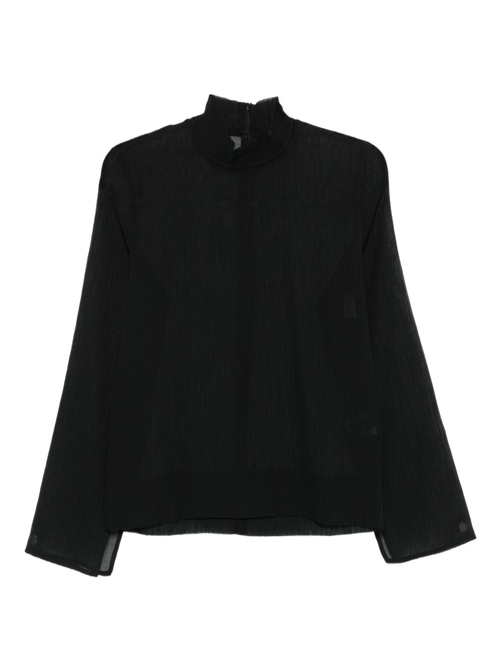 high-neck embellished top - 1