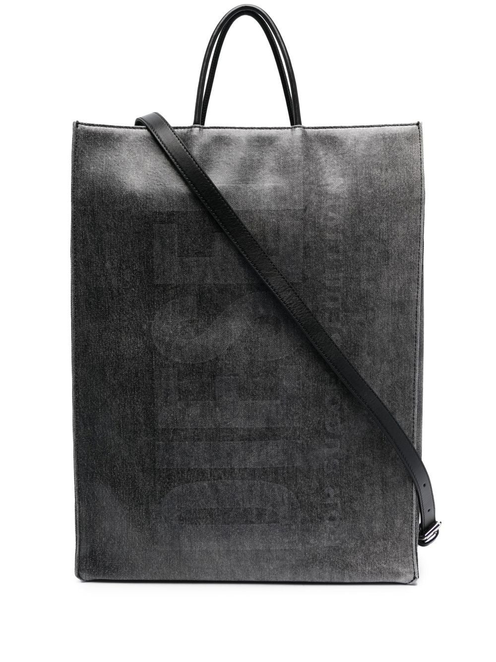 logo-print tote bag - 1