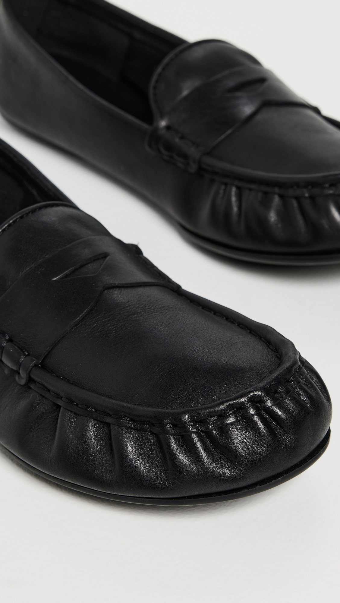 Leather Flats - 6