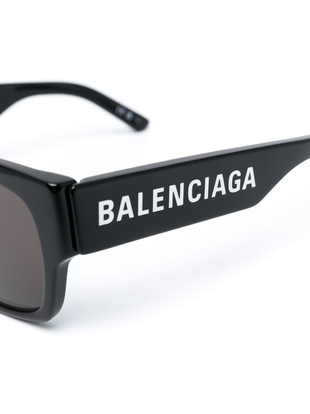 enamelled-logo square-frame sunglasses - 3